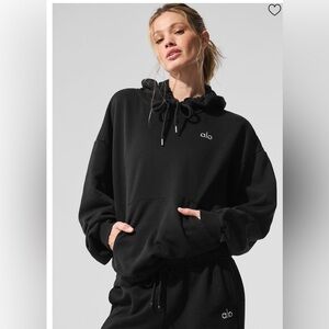 ALO Accolade hoodie in black size XXS